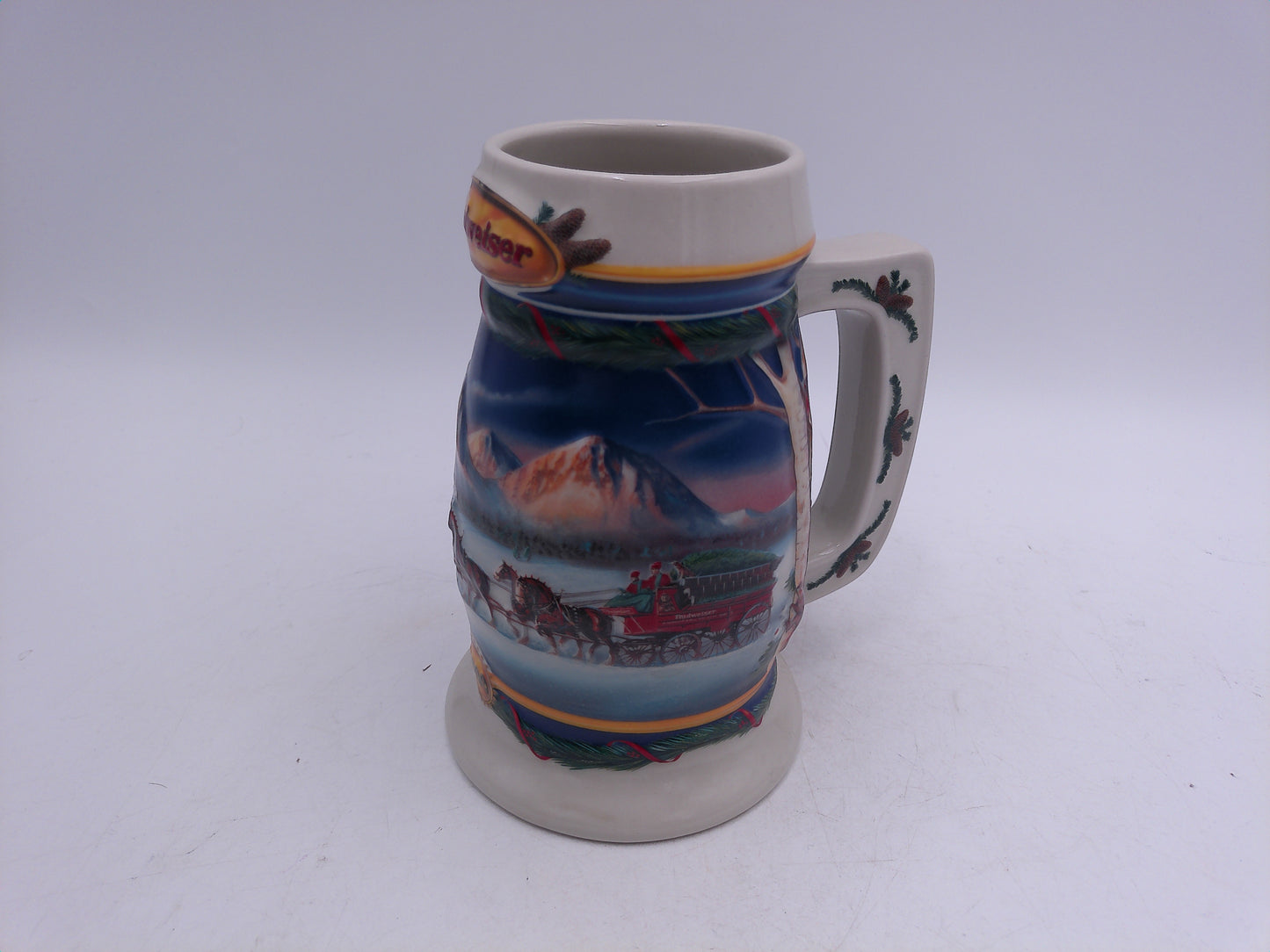 Beer Stein 2000 Budwieser Holiday Stein No. CS416