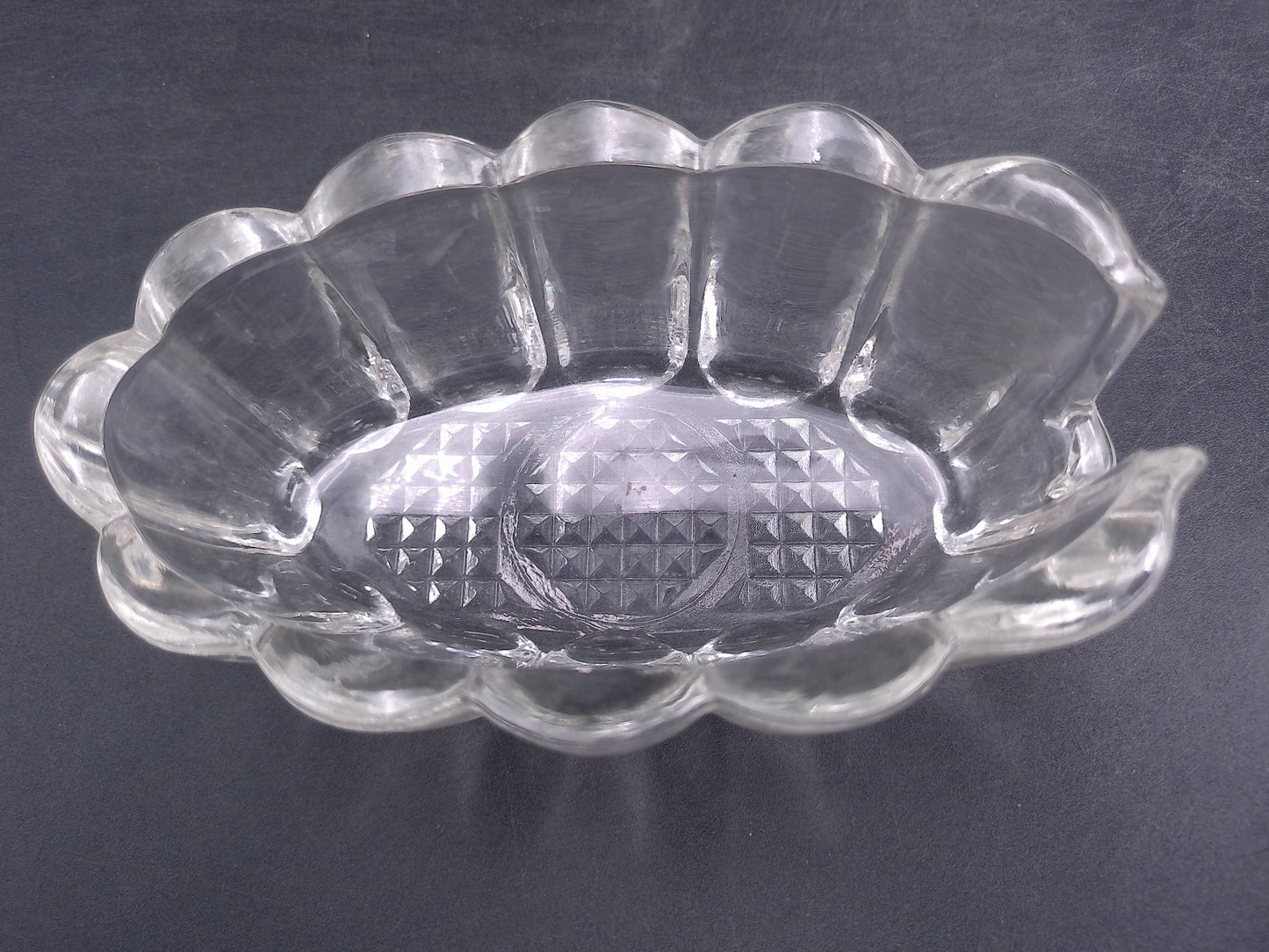 Princess House Highlights Lead Crystal Buffet Utensil Spoon Fork Rest Holder and another brand