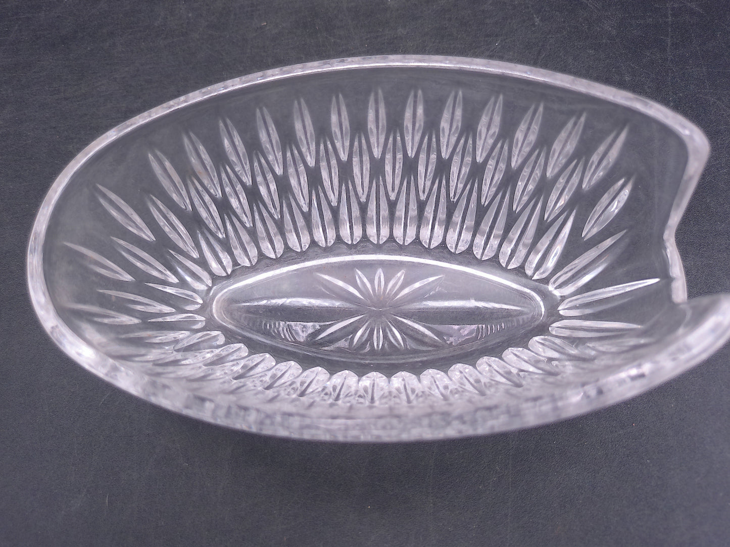 Princess House Highlights Lead Crystal Buffet Utensil Spoon Fork Rest Holder and another brand