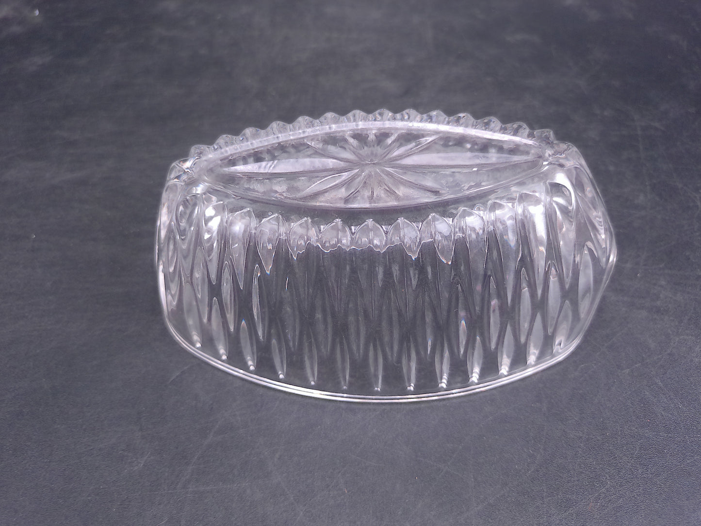 Princess House Highlights Lead Crystal Buffet Utensil Spoon Fork Rest Holder and another brand