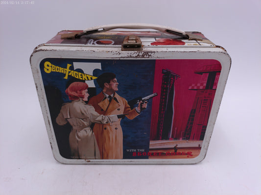 Box, Secret Agent Man Lunchbox, Metal lunchbox, Collectible lunchbox