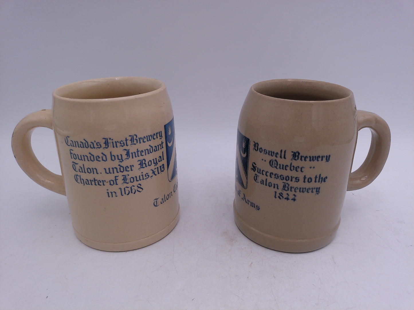 Beer Stein Roswell Brewery Lot of 2 Steins Vintage