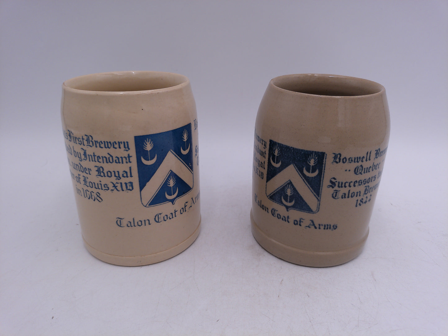 Beer Stein Roswell Brewery Lot of 2 Steins Vintage