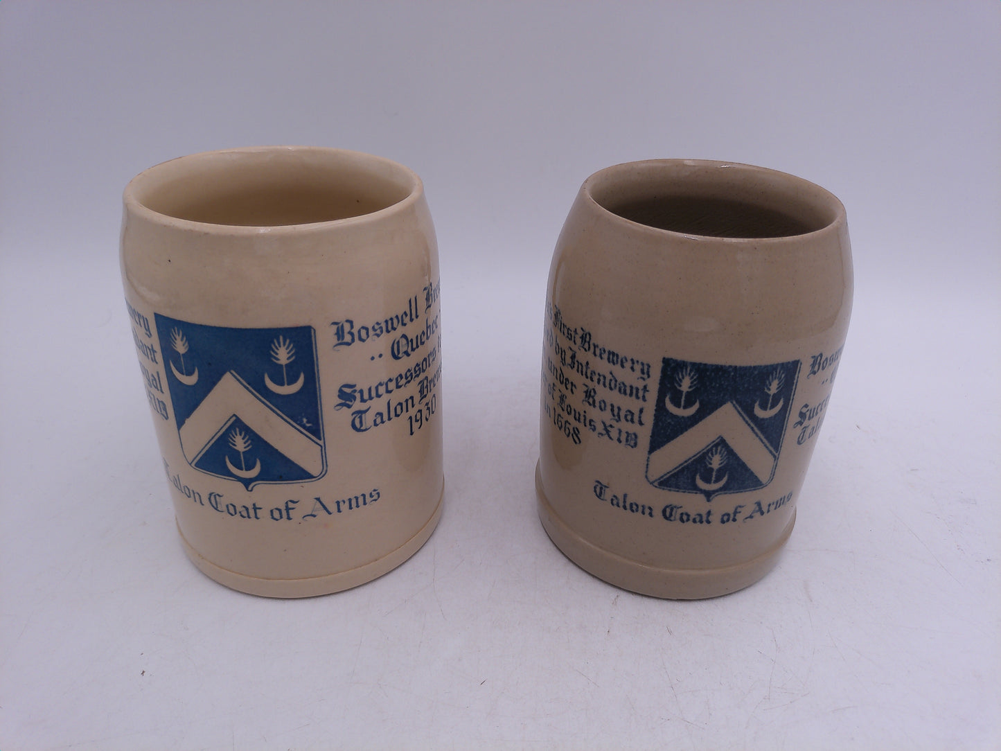 Beer Stein Roswell Brewery Lot of 2 Steins Vintage