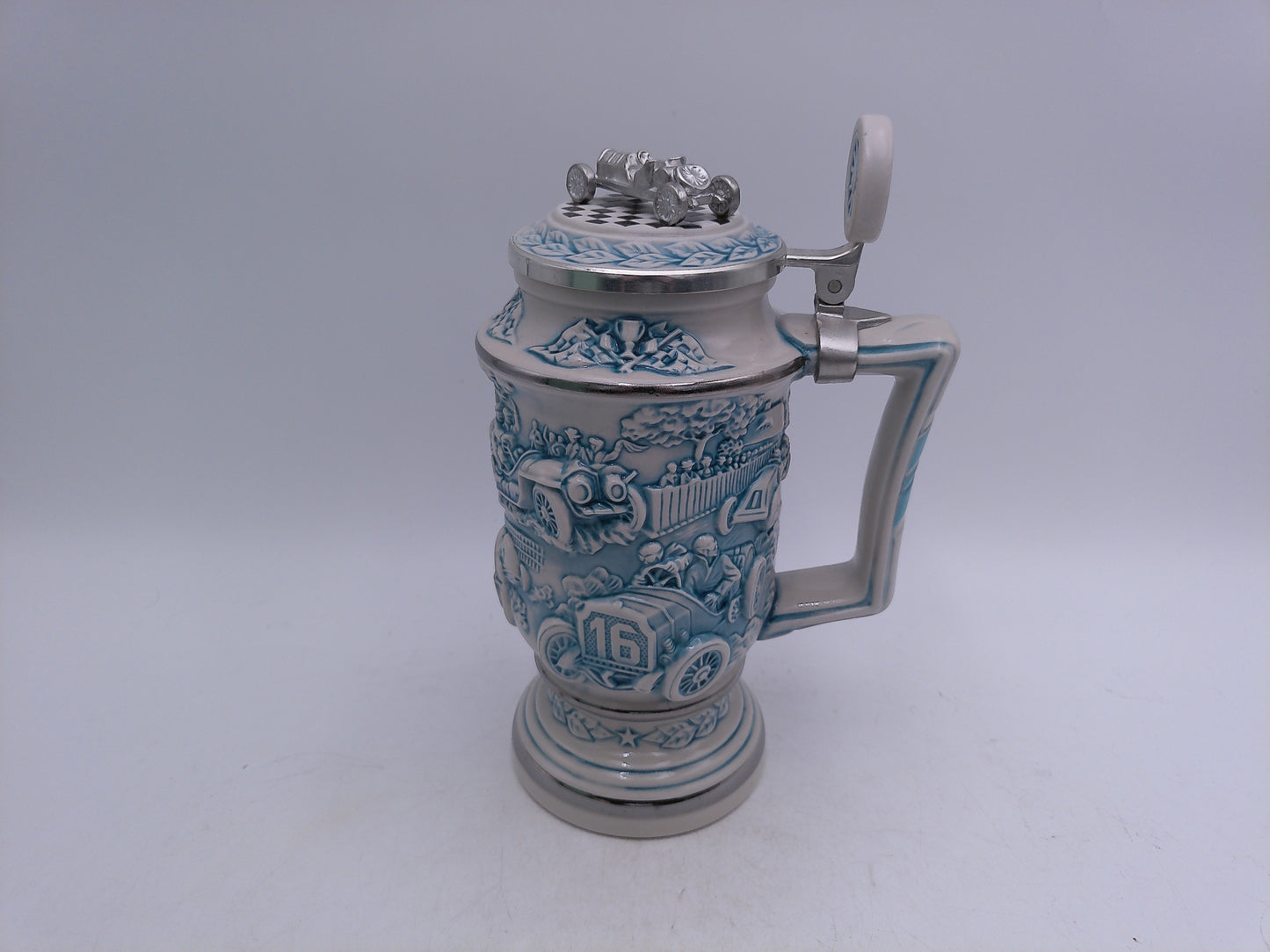 Beer Stein Avon Racing Car Stein from 1989 No. 119754 With Orginal Box
