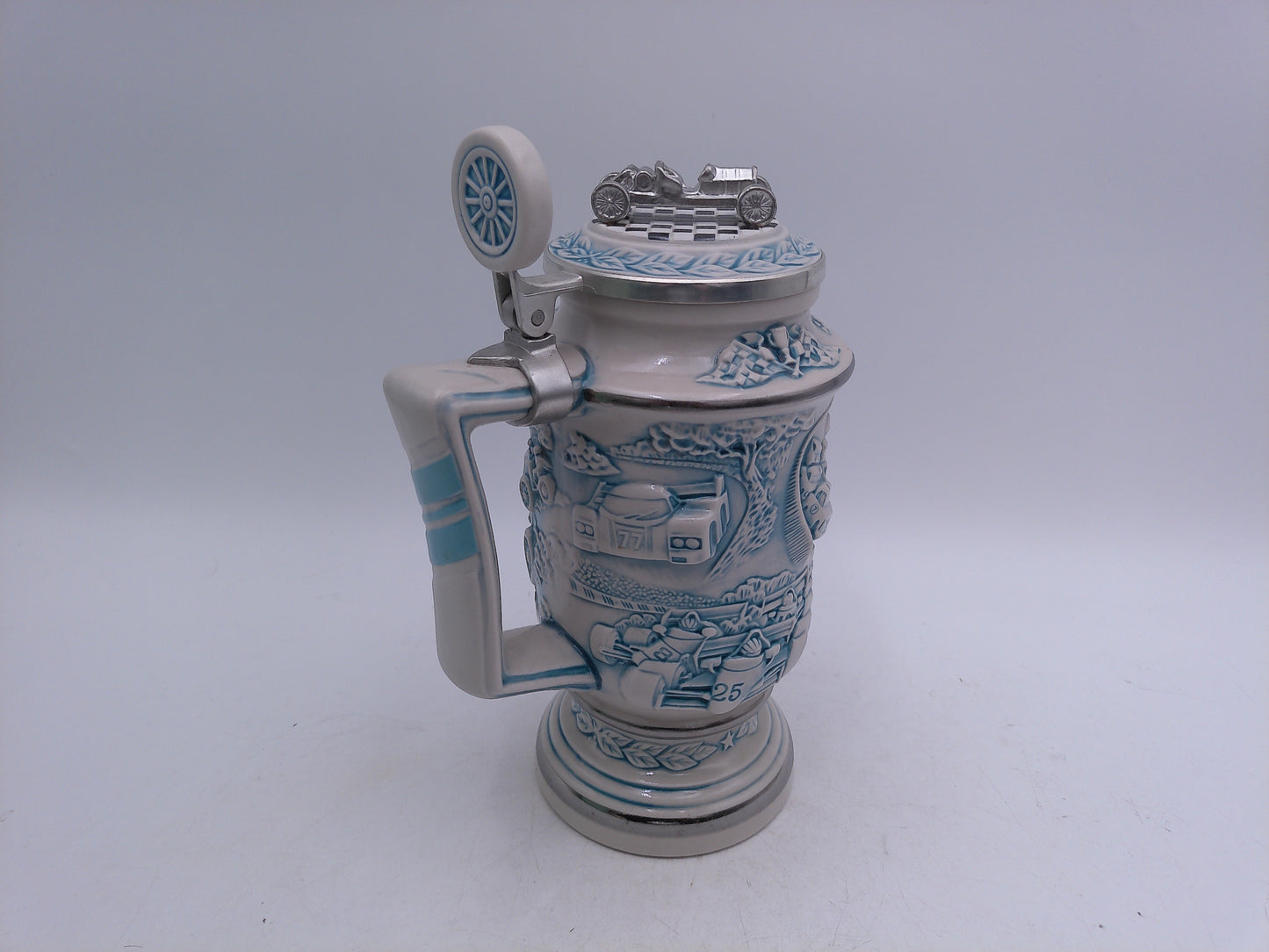 Beer Stein Avon Racing Car Stein from 1989 No. 119754 With Orginal Box