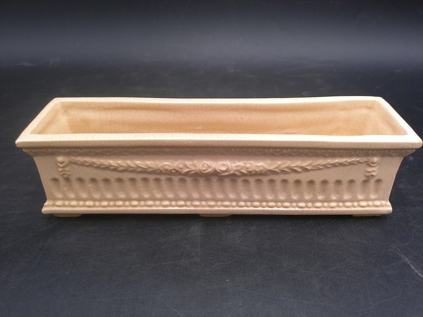 Roseville Beige  Pottery Planter Set of 3