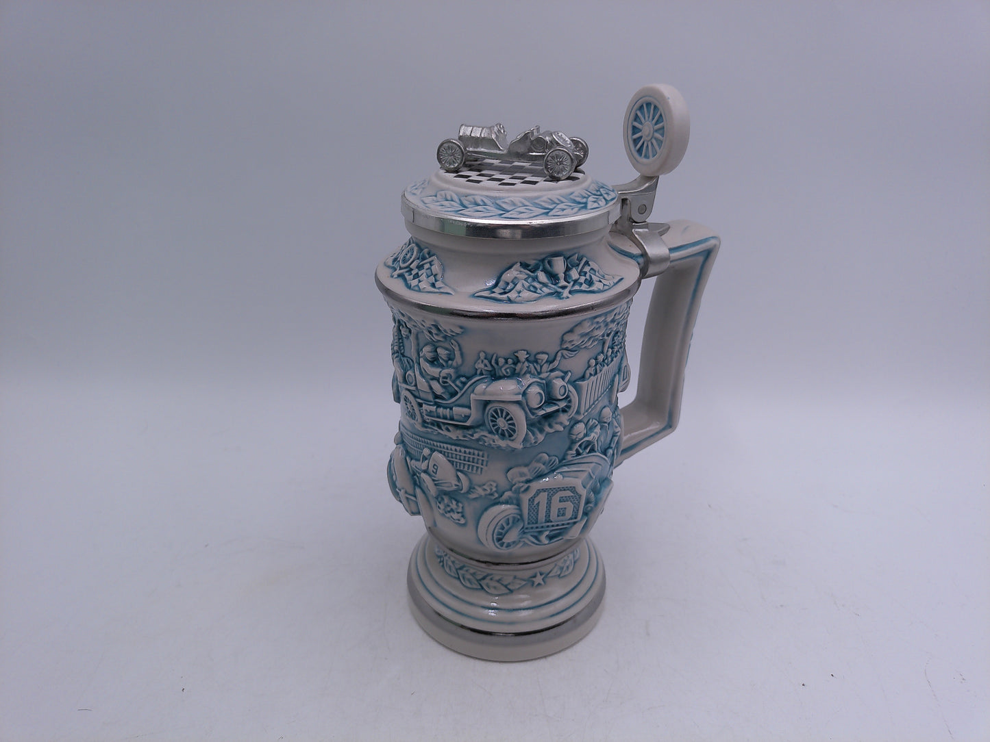 Beer Stein Avon Racing Car Stein from 1989 No. 119754 With Orginal Box