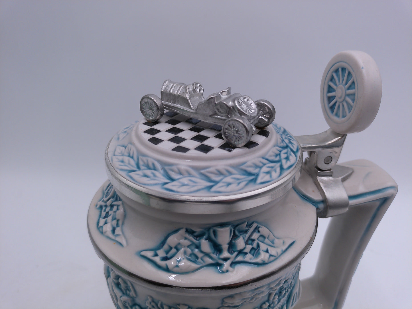 Beer Stein Avon Racing Car Stein from 1989 No. 119754 With Orginal Box