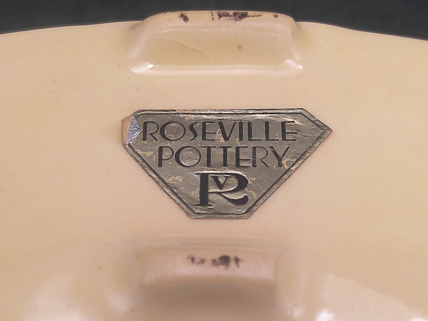 Roseville Beige  Pottery Planter Set of 3