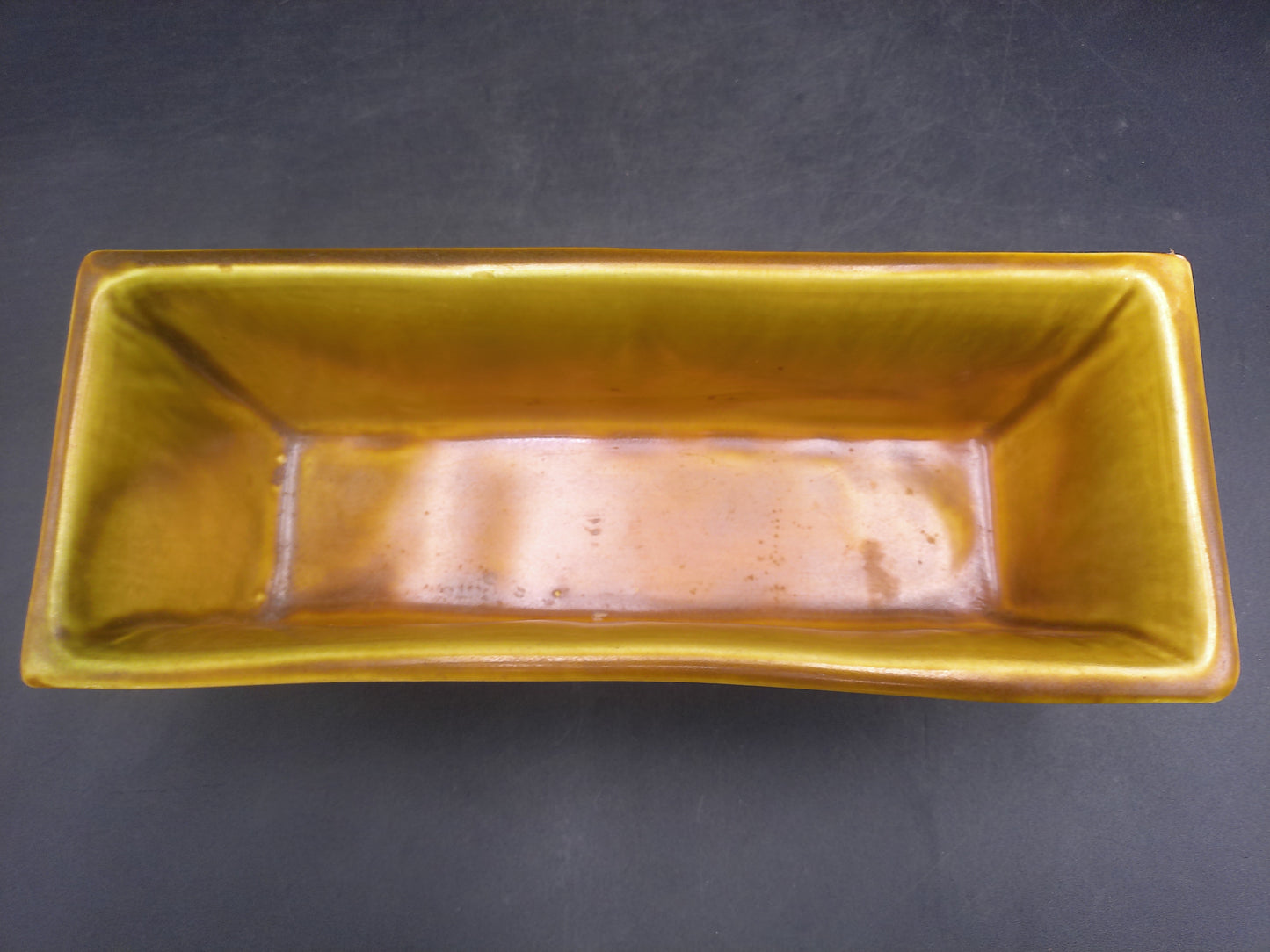 Roseville Pottery 1935 Brown Non Production Trial Form Window Box Planter