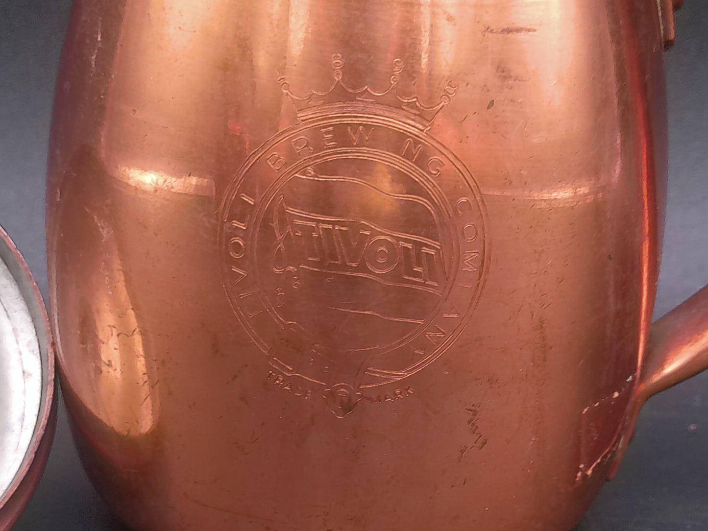 Tea Coffee Pot Pitcher and Cup Mug Copper  Vin