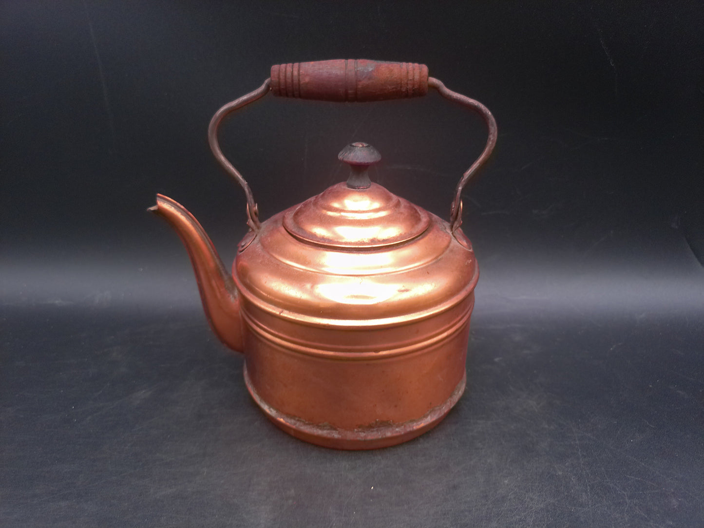 Copper Coffee Pot and Pitcher and Cup Mug Vintage