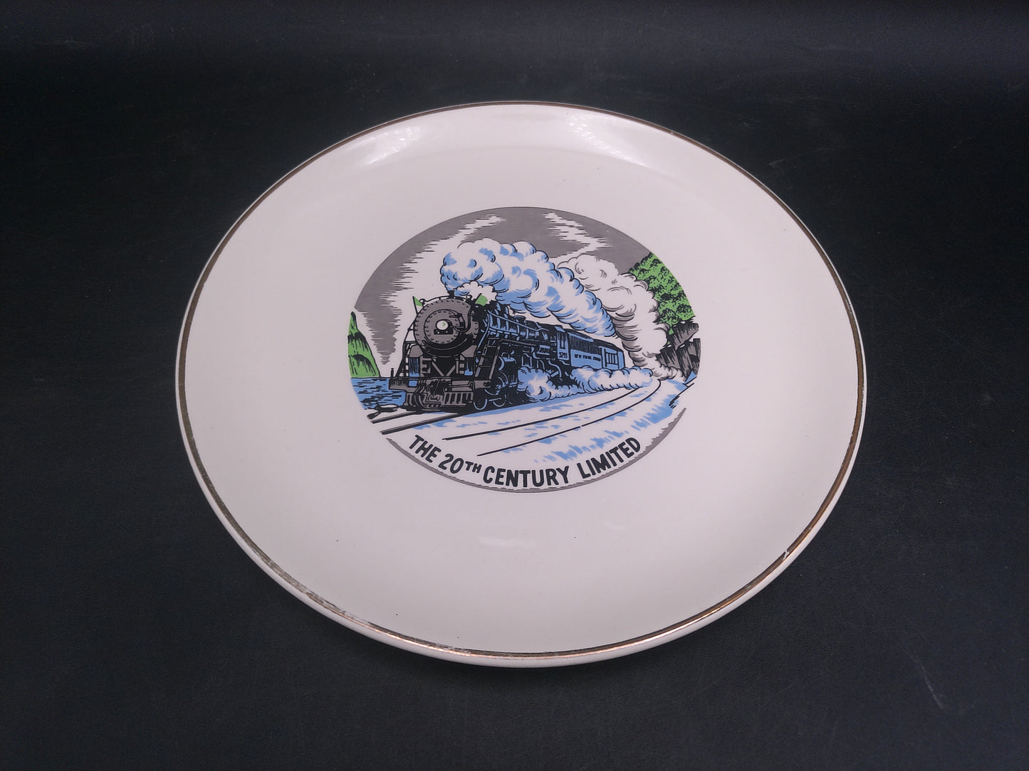 Collector Plate The 20th Century Limited Railroad Vintage