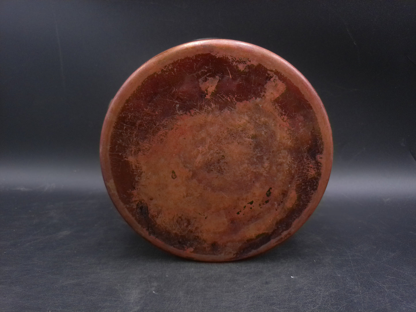 Stockpot Tin Lined Brass Handles  and Bowl Vintage