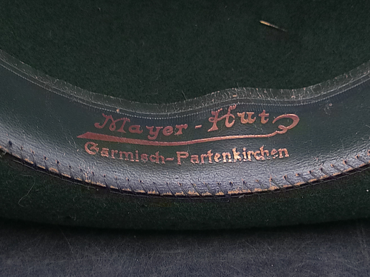 Austria German Hat with Many Decorative Pins Orginal Dreher Mayer Hut Bavarian Hat