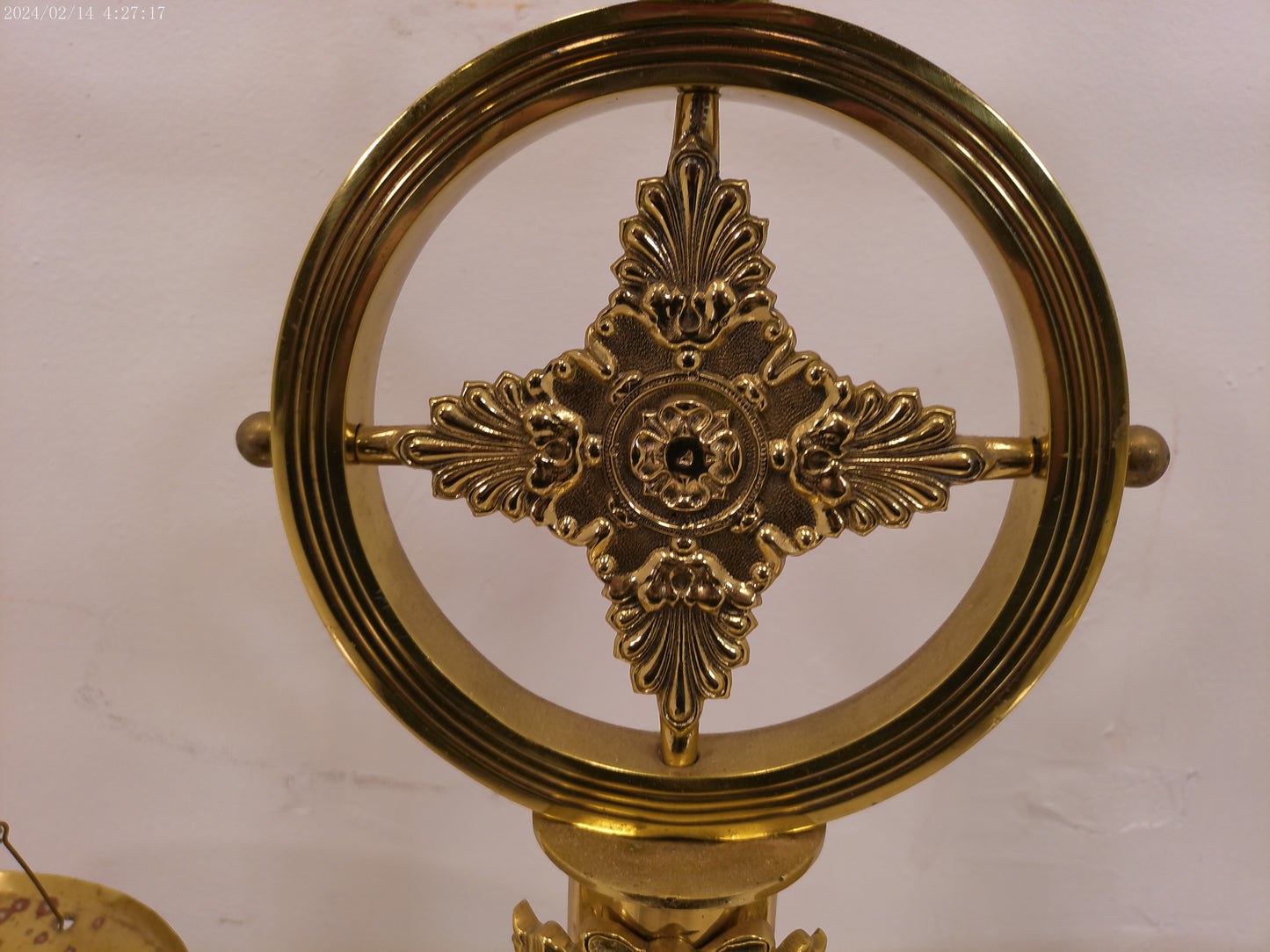 Antique brass scale of justice, solid brass large lawyer scales