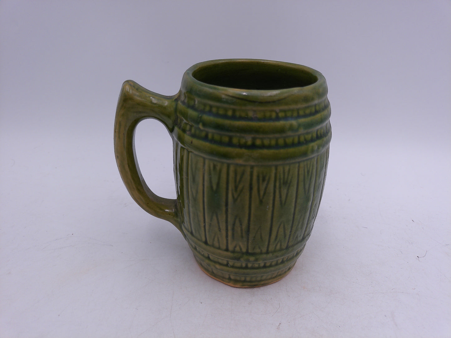 Beer Stein McCoy Green Barrel Mug