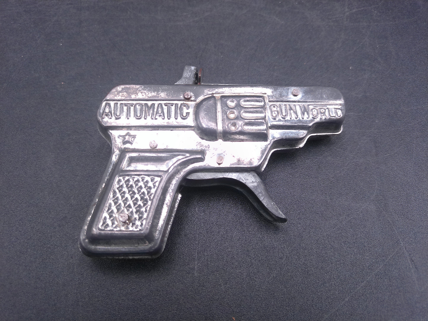 Vintage Metal Cap Gun set of 3