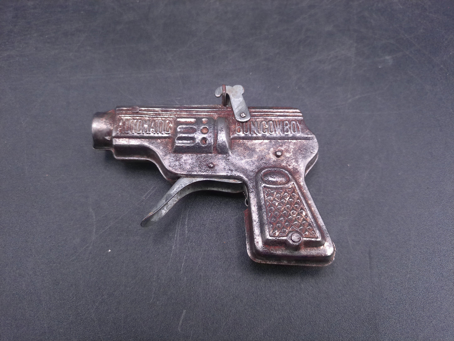 Vintage Metal Cap Gun set of 3