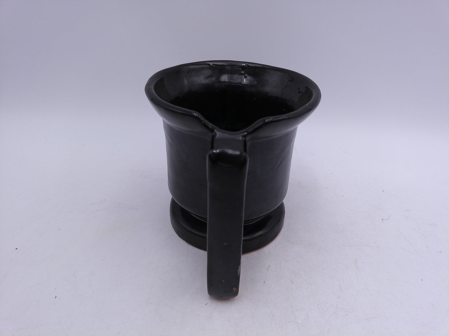 Beer Stein Black Colored or Coffee Creamer Holder Vintage