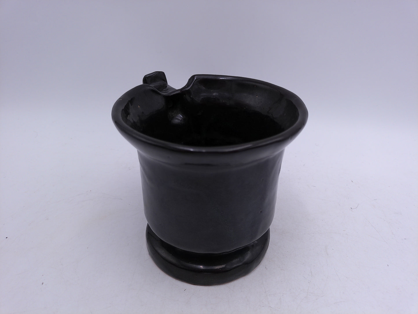 Beer Stein Black Colored or Coffee Creamer Holder Vintage