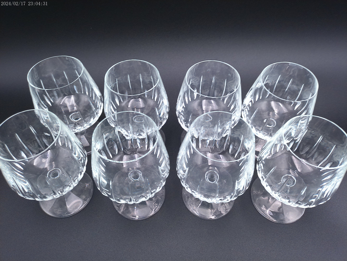Cristallerie Zwiesel Germany Echt Bleikristall Crystal Cordial Glass Set of 8