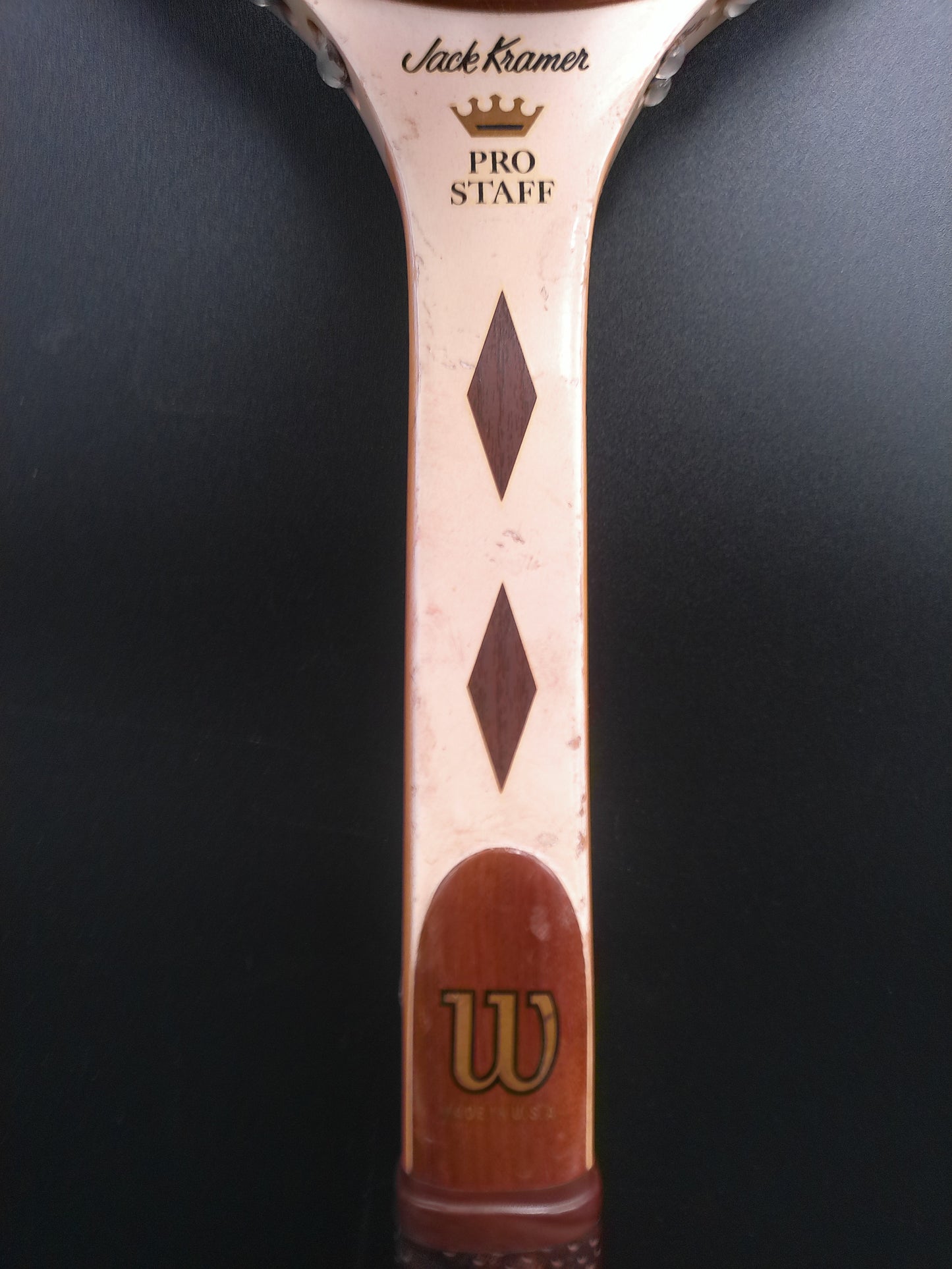 Wilson Tennis Wooden Racket set of 2 Marked Jack Karmer Pro Staff Vintage 1960's