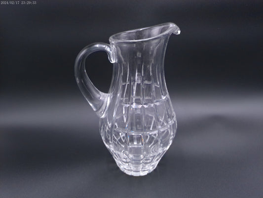 Vintage Cut Crystal Water Iced Tea Pitcher Heavy Beautiful condition