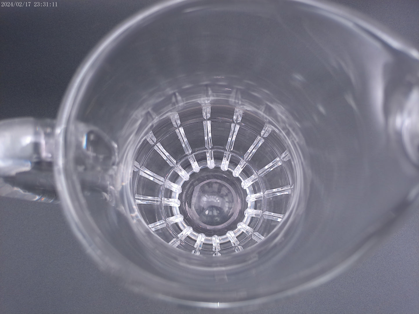 Vintage Cut Crystal Water Iced Tea Pitcher Heavy Beautiful condition