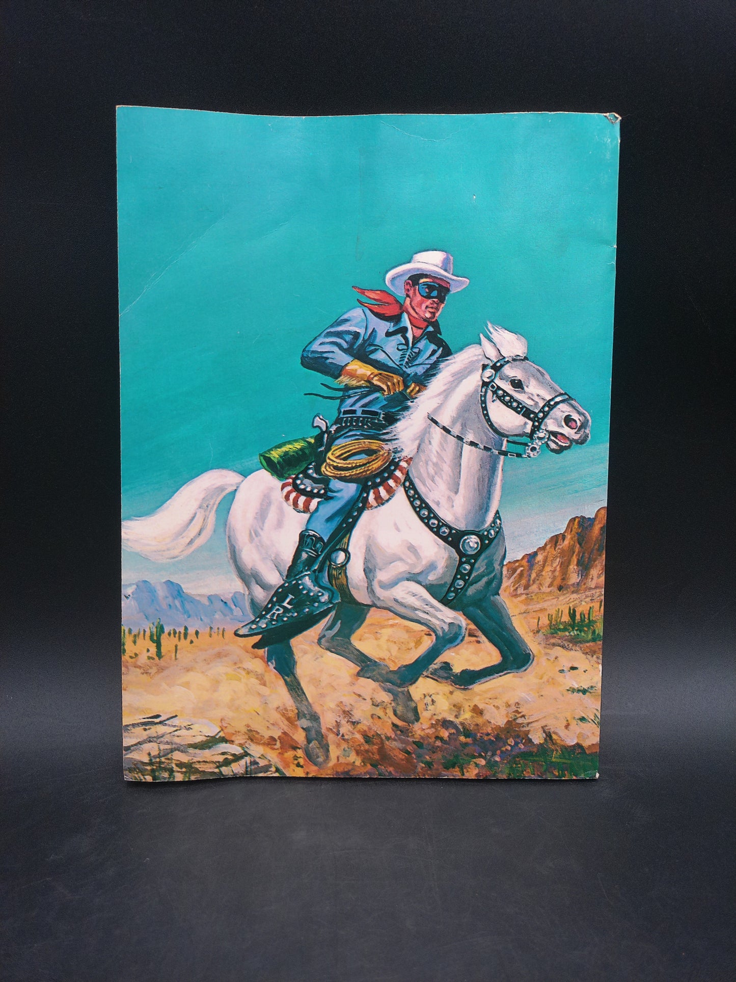 Adventures of The Lone Ranger Coloring Book Number 1001 No Pages are Colored Published in 1975