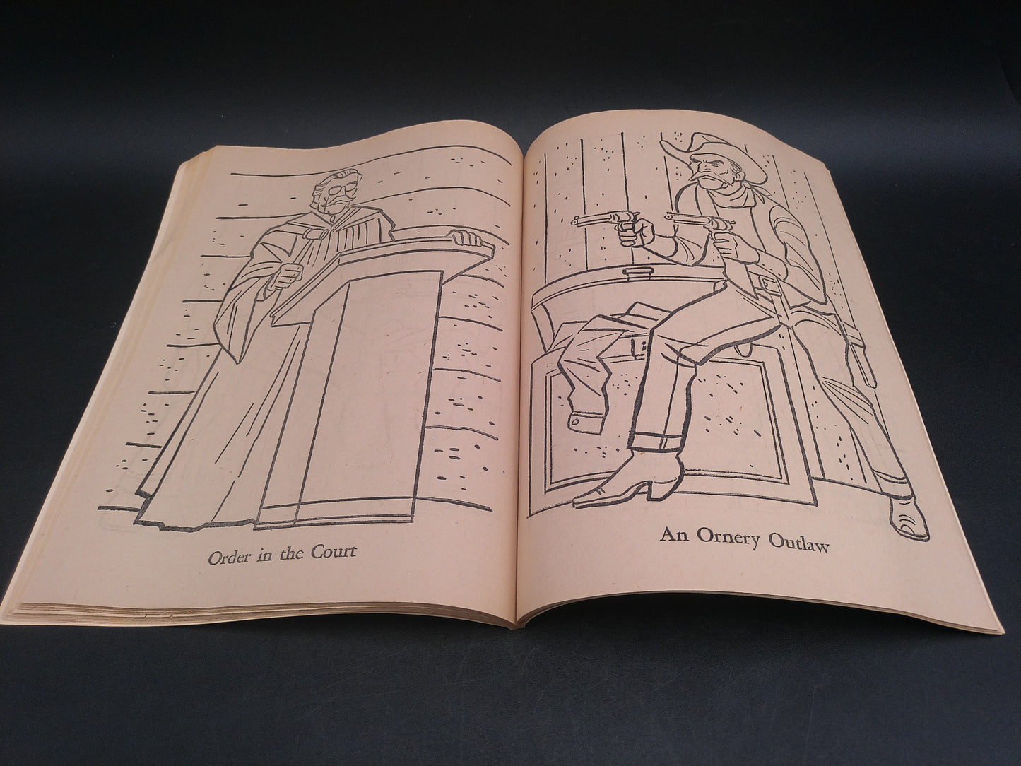 Adventures of The Lone Ranger Coloring Book Number 1001 No Pages are Colored Published in 1975