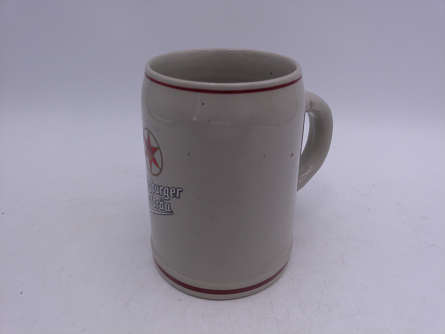 Beer Stein Vintage Wurzburger Hofbrau 0.5L Mug Western German