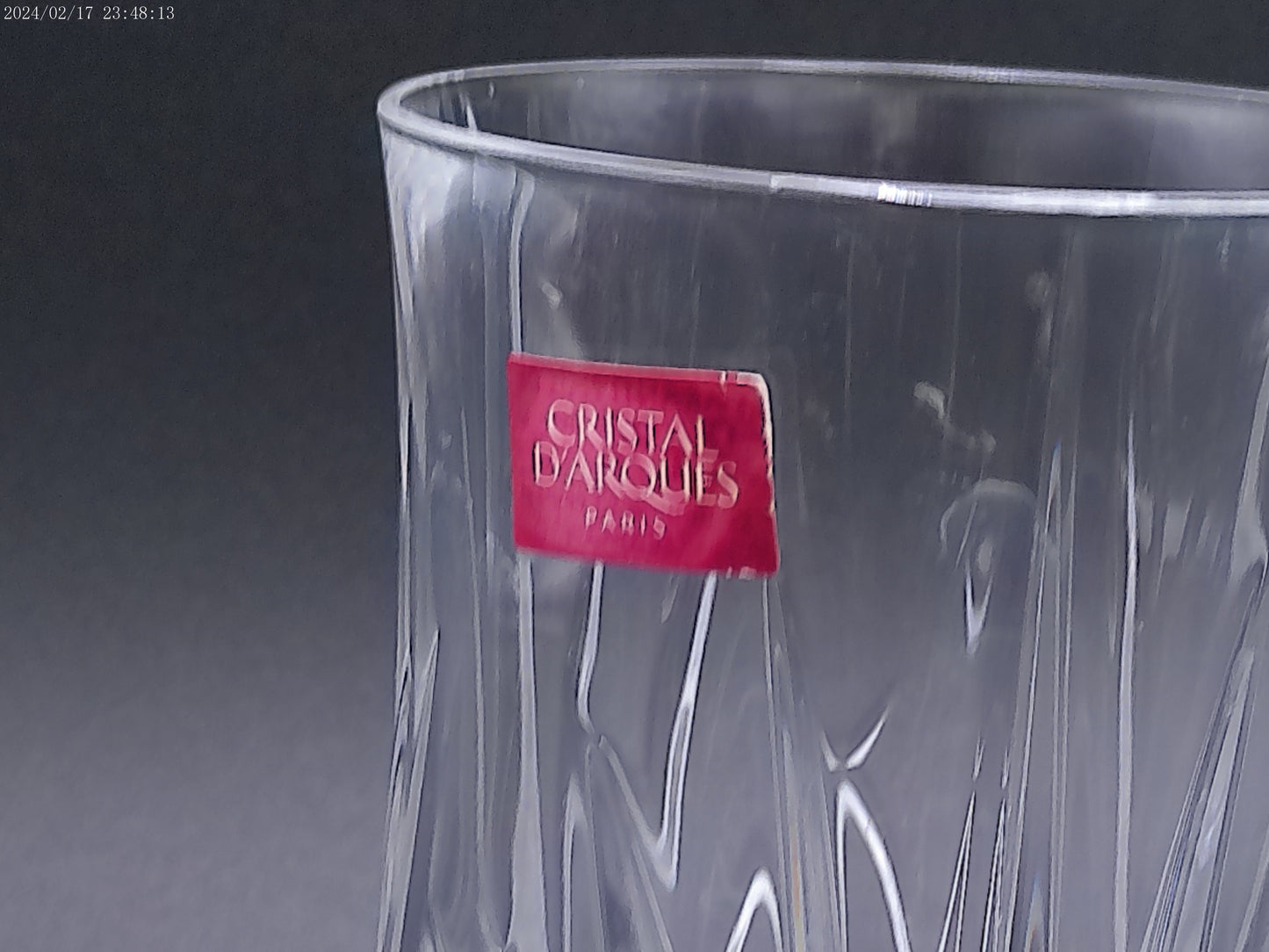 Cristal d'Arques Paris Clear Flower Vase