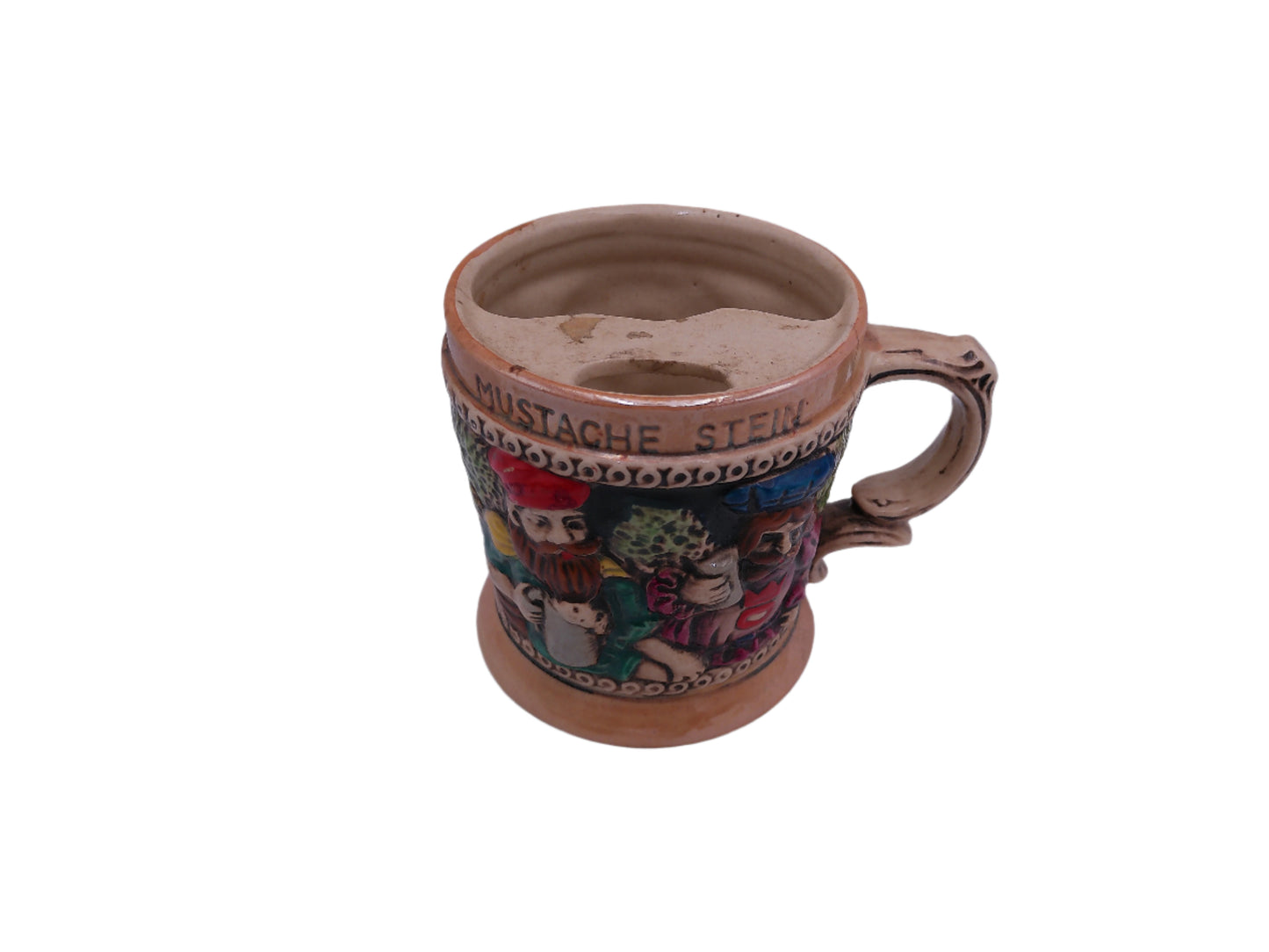 Beer Stein Made in Japan Ceramic Mustache Beer Stein