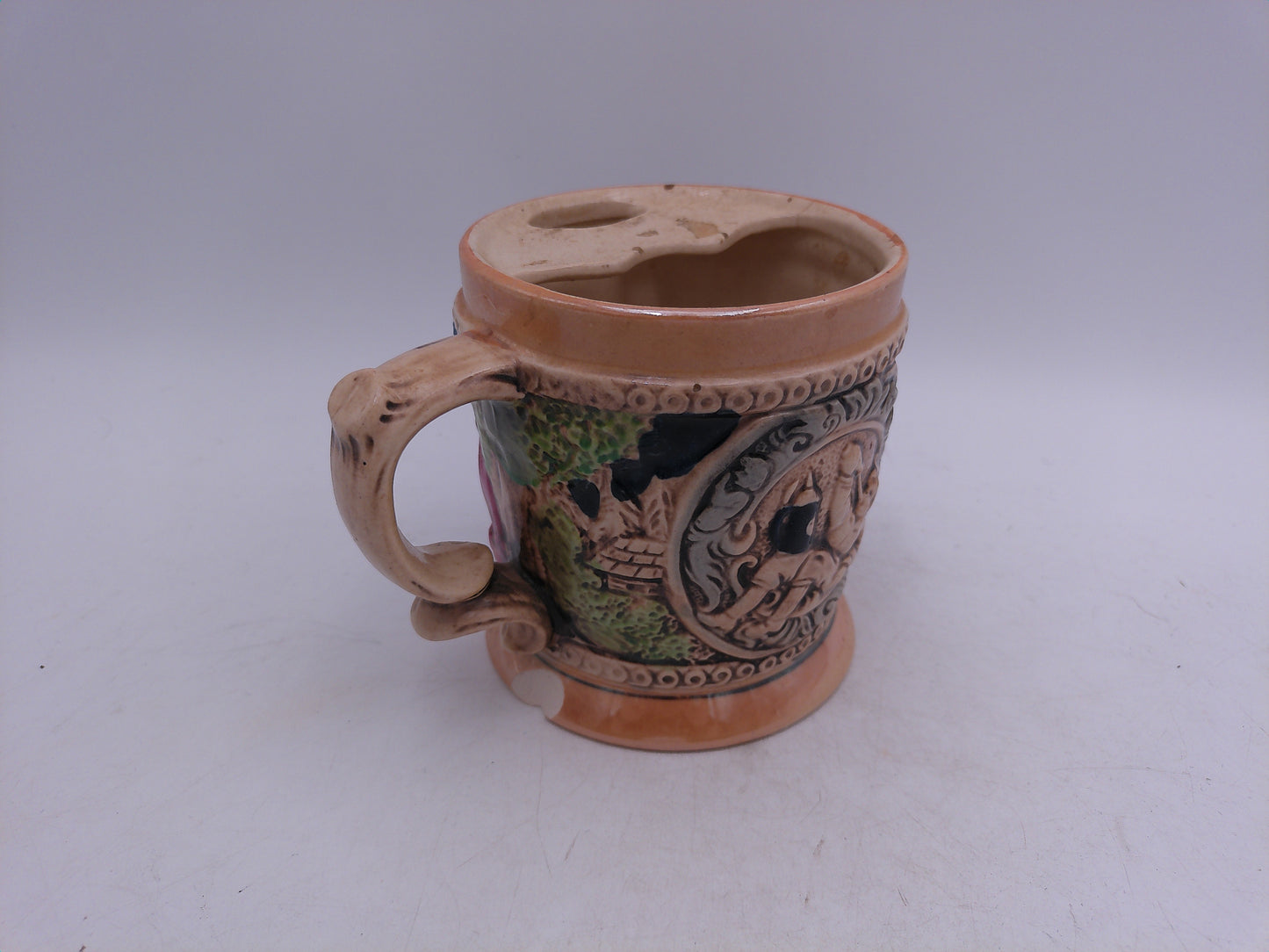 Beer Stein Made in Japan Ceramic Mustache Beer Stein