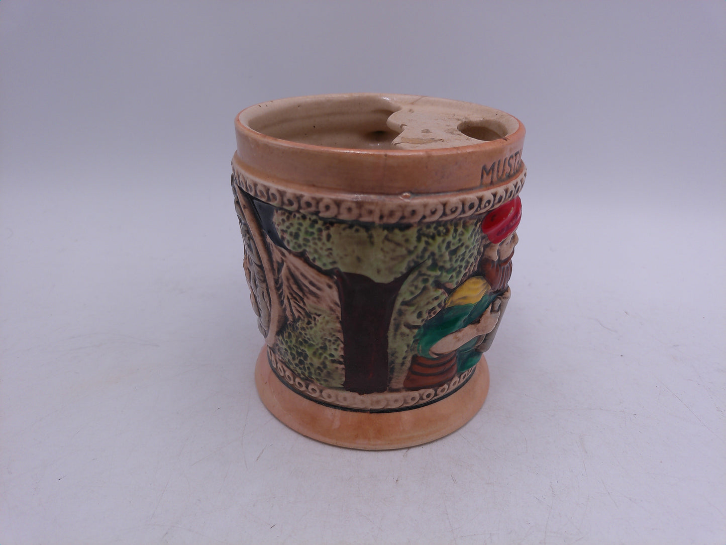 Beer Stein Made in Japan Ceramic Mustache Beer Stein