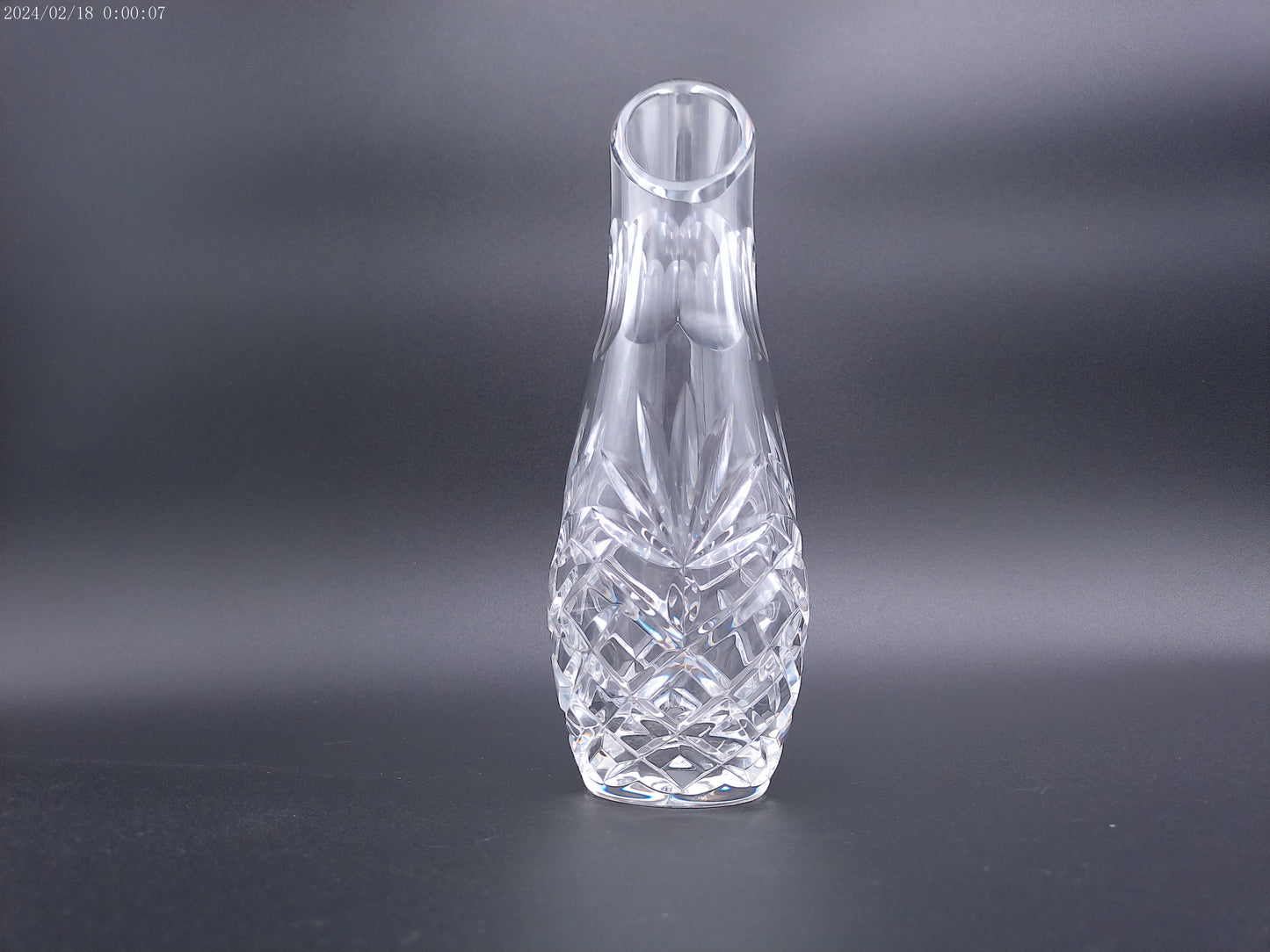 Waterford crystal lismore Bud Vase ESSENCE 9-1/2" vintage