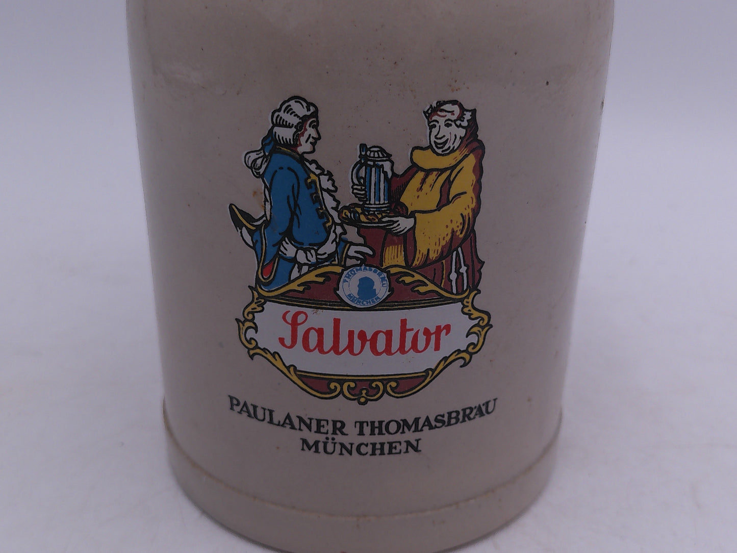 Beer Stein West German Stein - Salvator Paulaner Thomasbrau Munchen