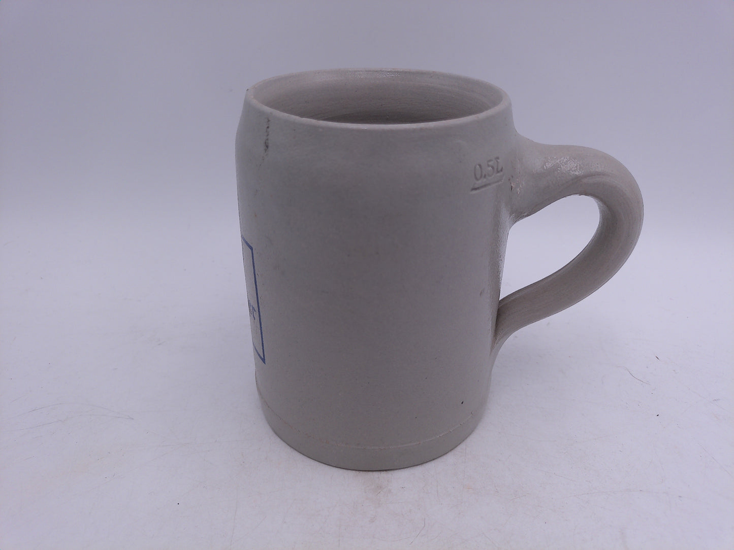 Beer Stein Vintage West German Würzburger Hofbräu .5 Liter Stoneware Mug