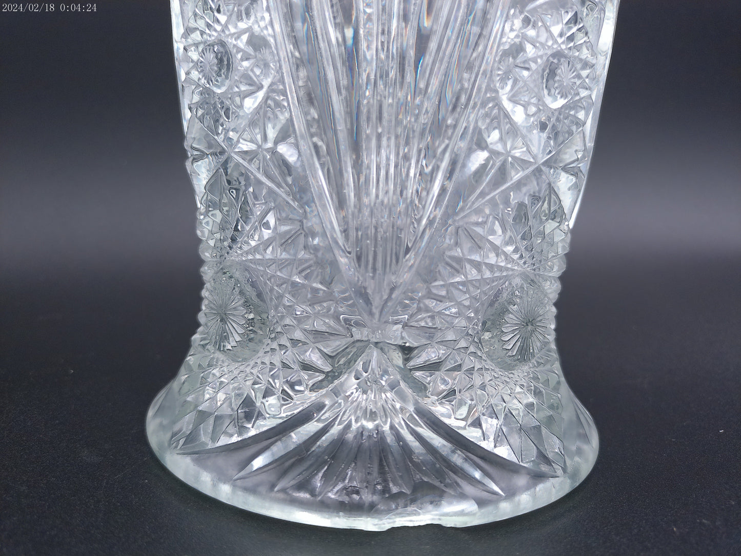 Imperial Crystal Pitcher - Four Seventy Four Pattern Vintage