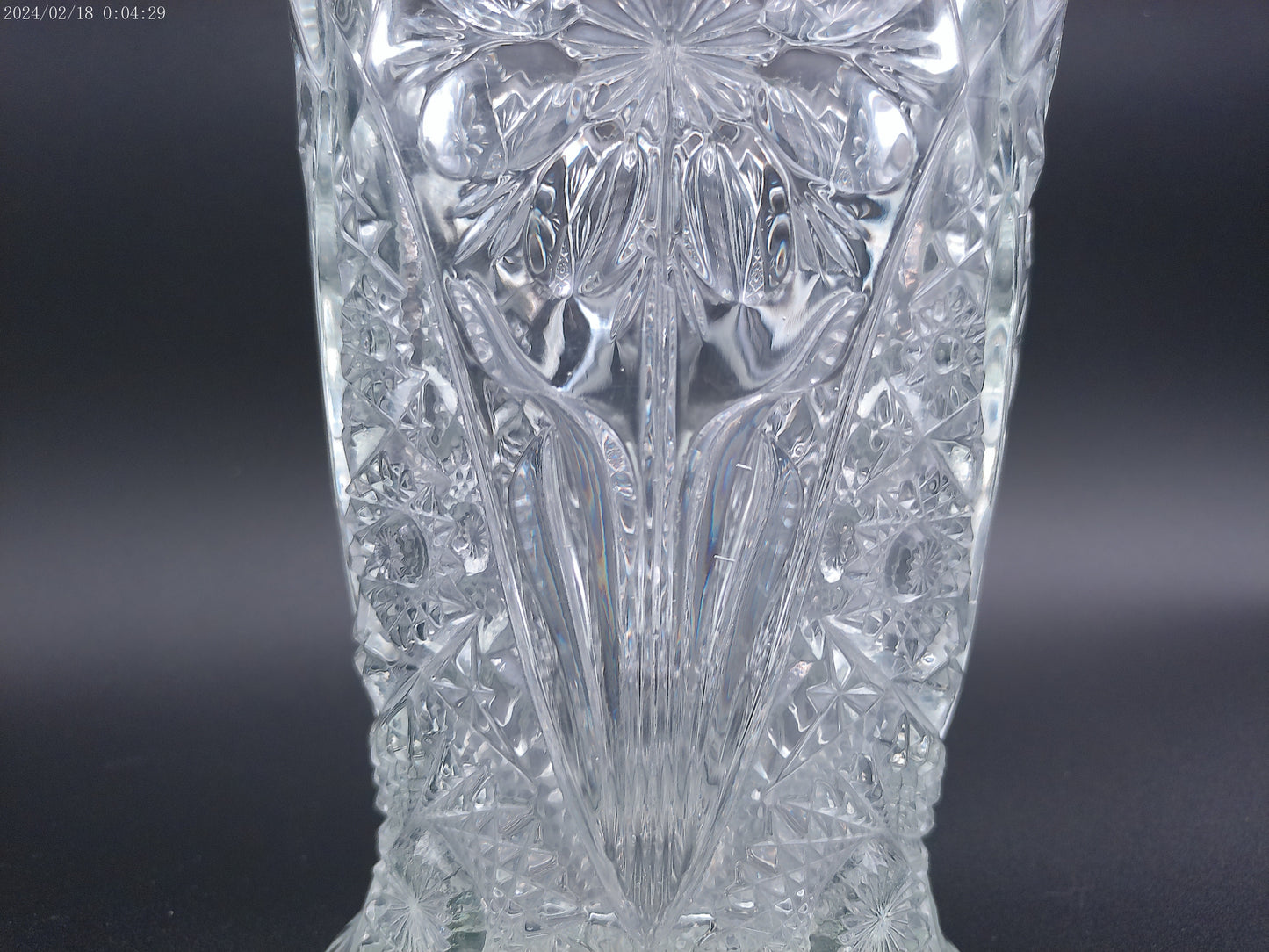 Imperial Crystal Pitcher - Four Seventy Four Pattern Vintage
