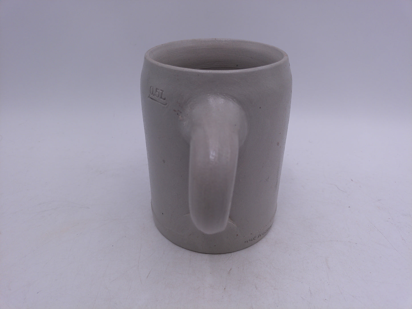 Beer Stein Vintage West German Würzburger Hofbräu .5 Liter Stoneware Mug