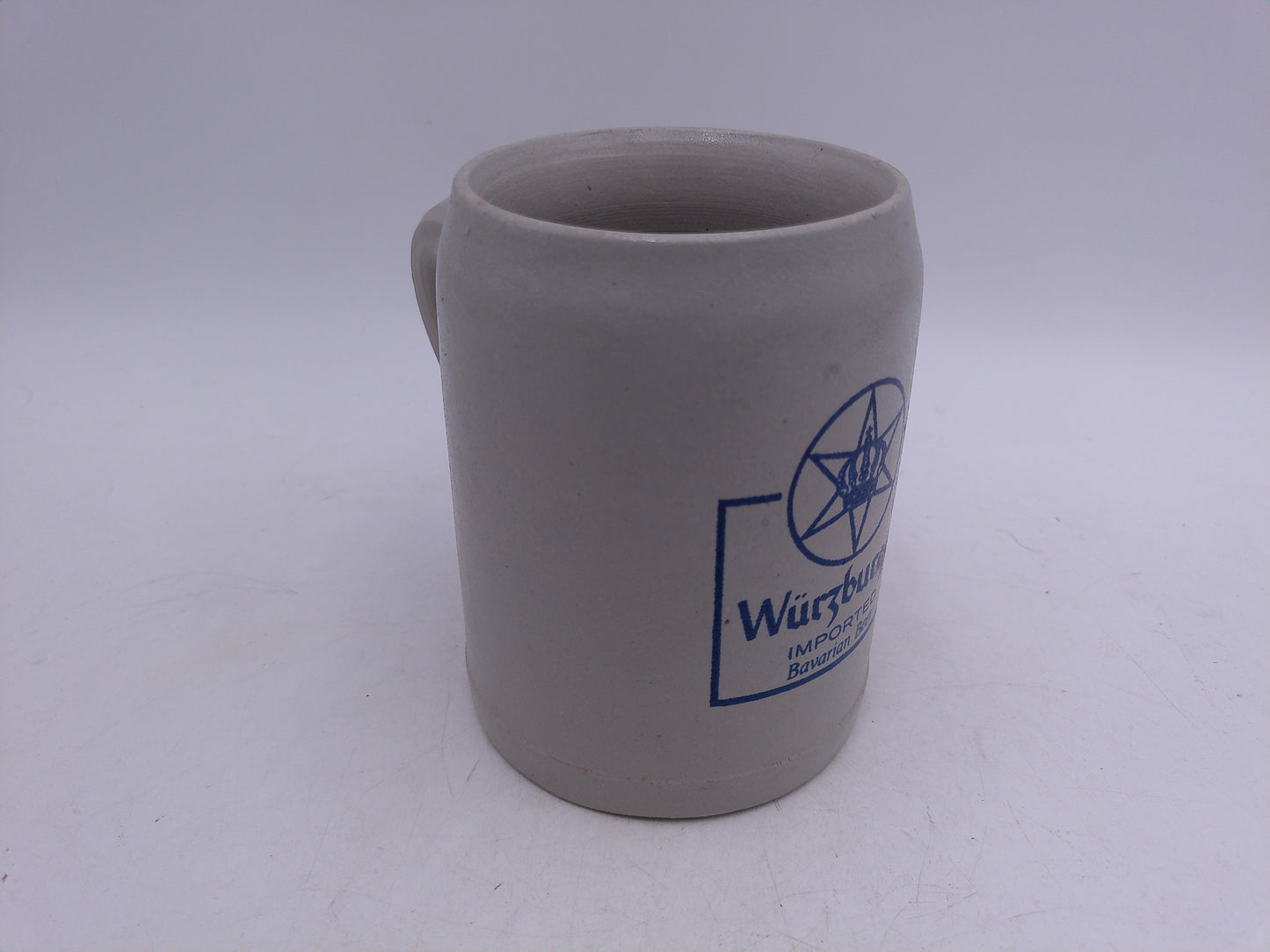 Beer Stein Vintage West German Würzburger Hofbräu .5 Liter Stoneware Mug