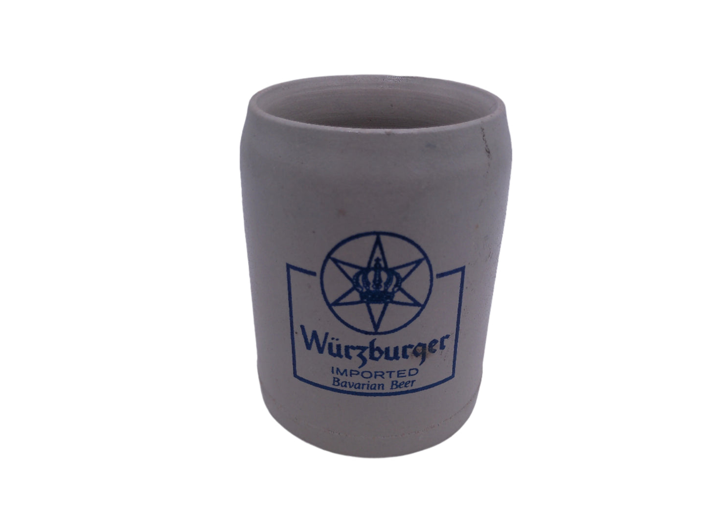 Beer Stein Vintage West German Würzburger Hofbräu .5 Liter Stoneware Mug