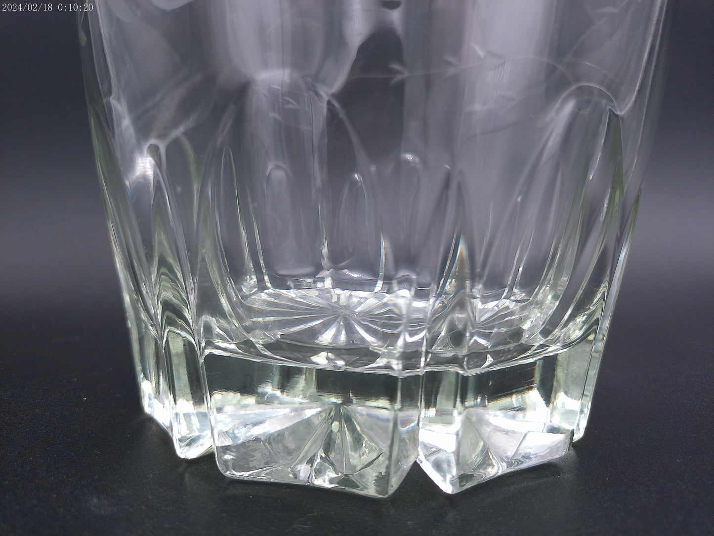 Princess House Etched Crystal Glass Ice Bucket Wine Cooler