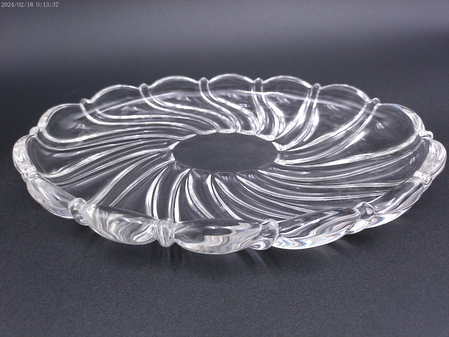 Caprice Clear (by CAMBRIDGE Glass 1930s Mayonnaise Bowl and Underplate