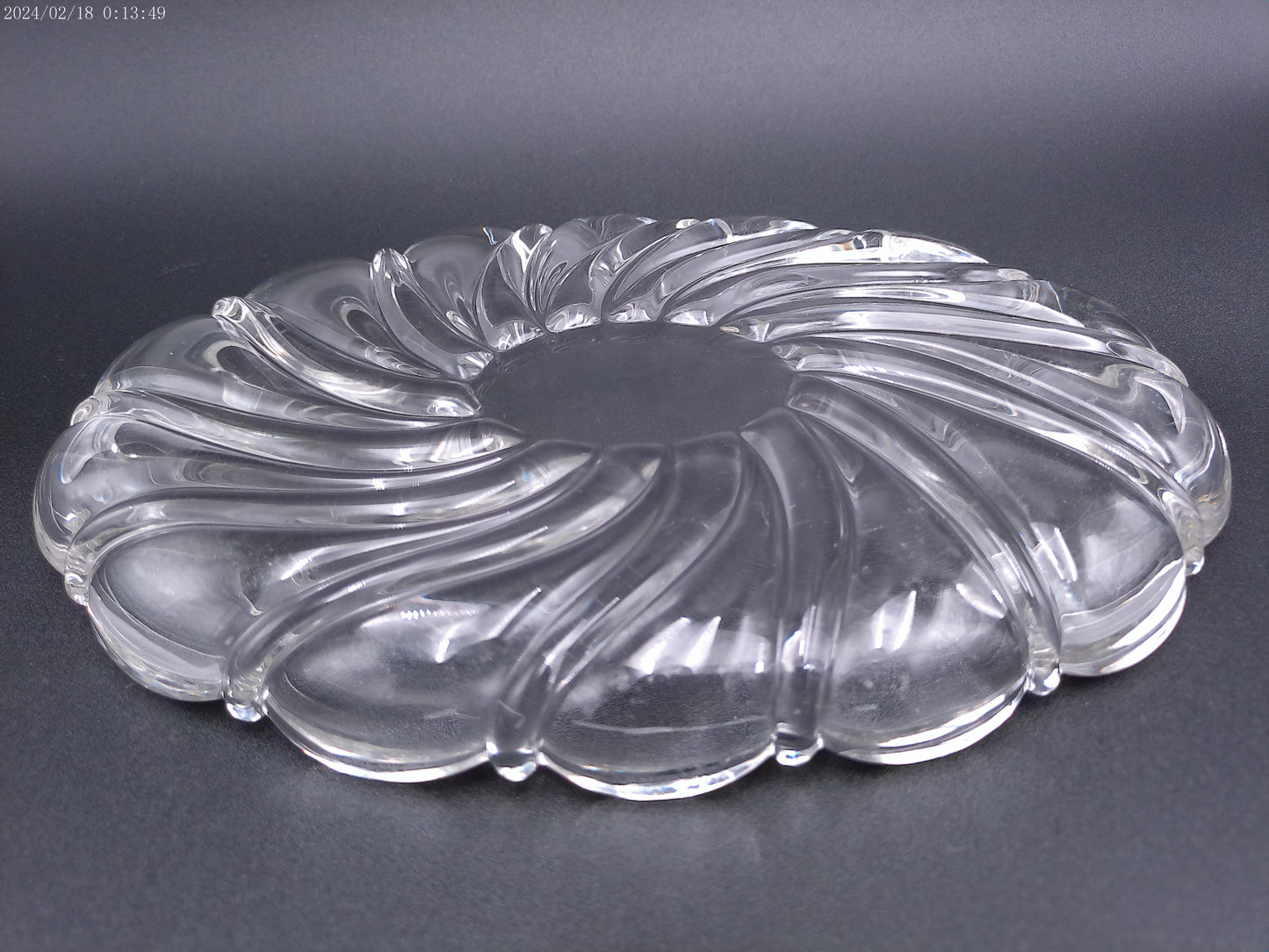 Caprice Clear (by CAMBRIDGE Glass 1930s Mayonnaise Bowl and Underplate