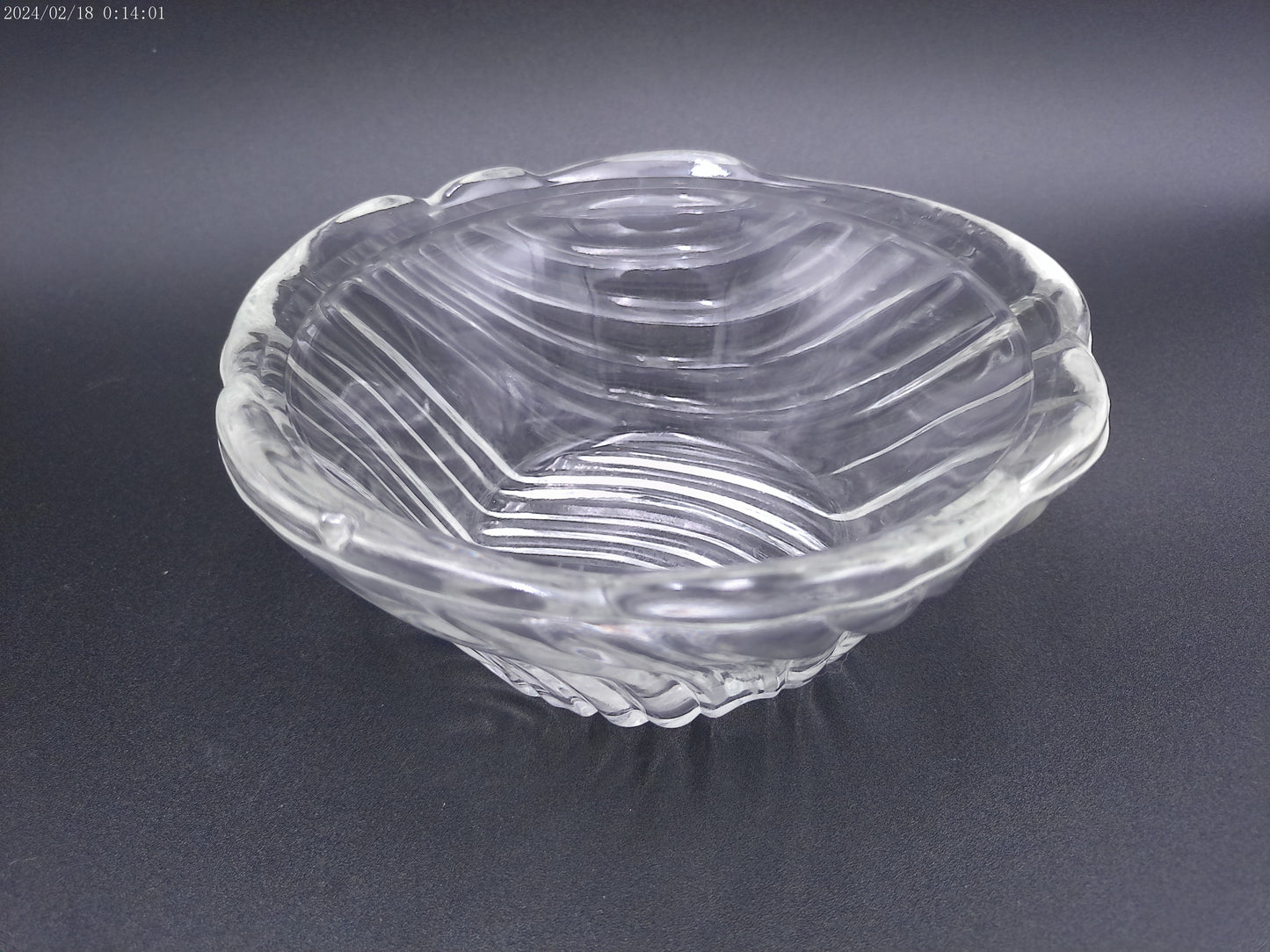 Caprice Clear (by CAMBRIDGE Glass 1930s Mayonnaise Bowl and Underplate