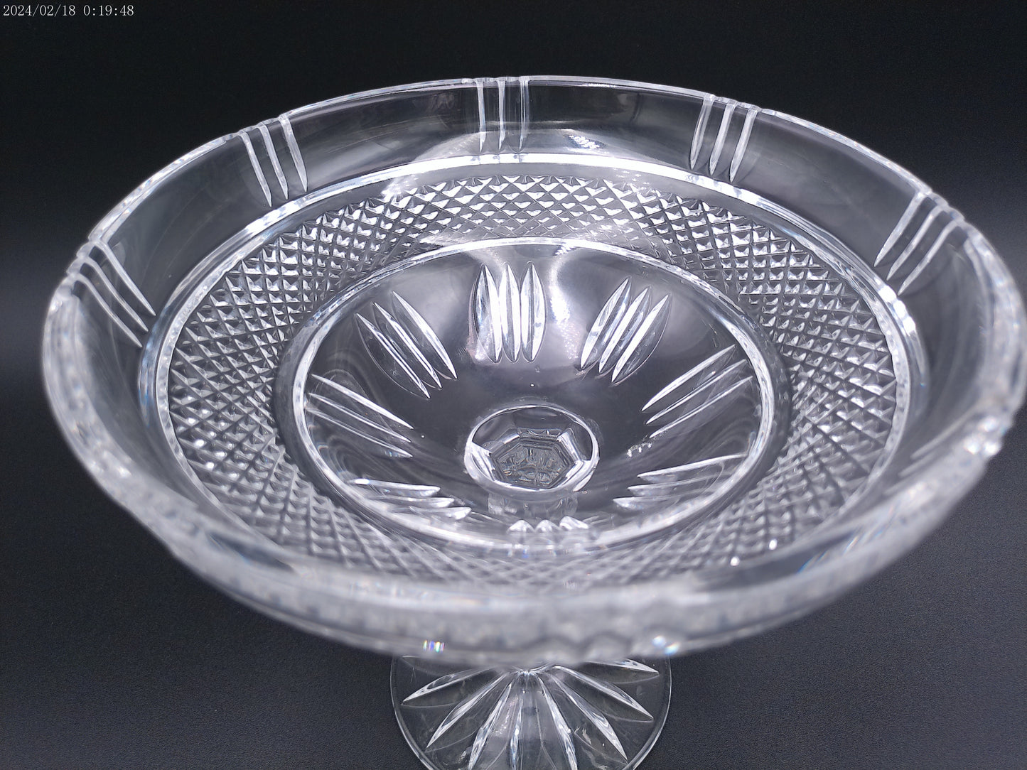 Waterford Crystal Glandore Compote long Stem bowl